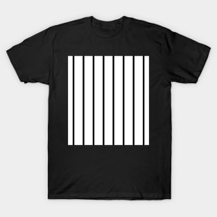 Narrow black and white stripes T-Shirt